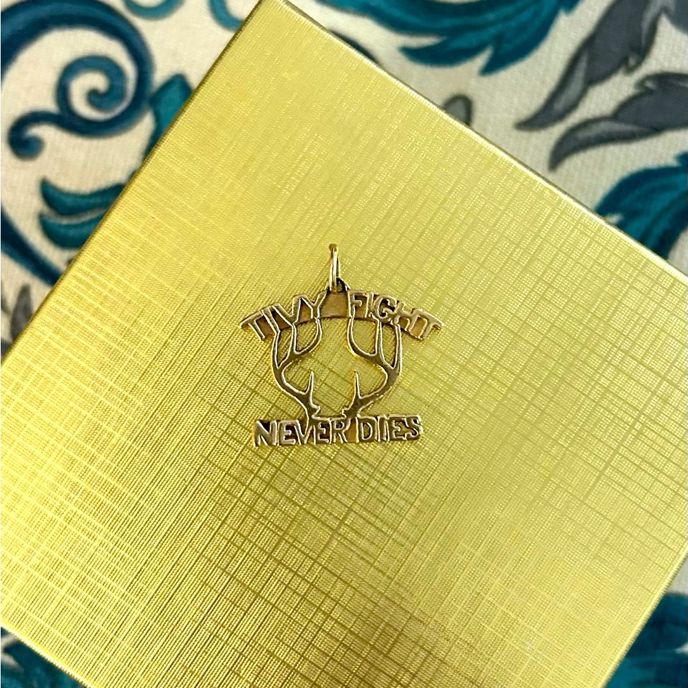 14k Yellow Gold Original Jim Morris Pendant